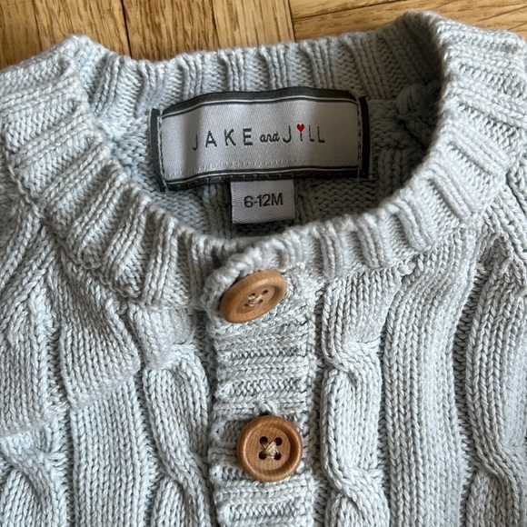 Jack and Jill sweater with button 6-12m - Picture 2 of 3